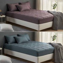 [룸마이룸] 베이직 볼륨업 토퍼형 매트리스커버 SS 국내산 5컬러