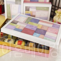 이홈베이킹 화과자상자20구 전통무늬뉴조각보, 단품