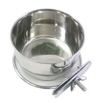 철장걸이 스텐식기 20온스(deep) 강아지 개 밥그릇 울타리