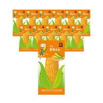 [순작유기농통알곡옥수수차1kg] 찐찰옥수수 [바로드숑] 실온보관, 12팩