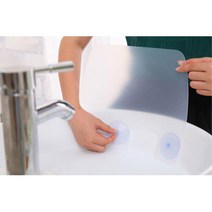 물튀김방지 흡착형 소형 씽크대 반투명 물막이 5개 물막이패드 물막이판 싱크대물받이