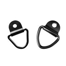 CVP-V-링 블랙 카고 타이 다운 앵커 스틸 D 로프 데크 래싱 볼트 트레일러 트럭 UTV 부품 캠핑 캐러밴 액, 한개옵션0