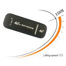 유심라우터 LTE라우터 와이파이 4g lte 무선 usb 동글 wifi 150mbps 휴대 모바일 광대역 모뎀 스틱 sim 카드 4g 무선 네트워크 어댑터, 검은색