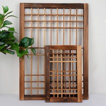 전통 한옥 창호 문살 한옥문 옛날 창호지문 문짝 전통문 한지문 창문, S 40×26 cm