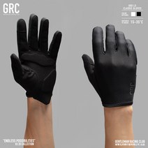 GRC 자전거 장갑 남성과 여성을위한 검은 S-L, M, 블랙