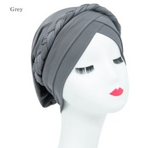 스카프머리끈 브레이드 터번 모자 머리 랩 헤어 악세사리 Chemo Beanies 착용 270428, 07
