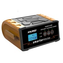 자동차 차량 블박 보조배터리 anjing 300w 배터리 충전기 12v 24v lcd 시작 중지 오토바이 스마트 배터리 수리 충전기 납산 건식 agm, 미국 플러그