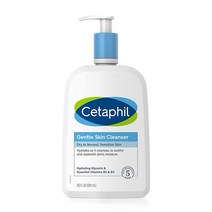 세타필 CETAPHIL 하이드레이팅 젠틀 스킨 클렌저 건성 피부 민감한 피부용 20온스, NEW 20oz