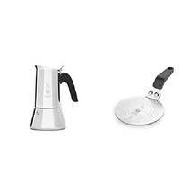 Bialetti 커피 에스프레소 커피메이커 모카포트, 4컵, 에스프레소메이커+플레이트스틸