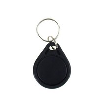 100 피스 RFID keyfobs 13.56 MHz 키체인 NFC 태그 ISO14443A MF 클래식® 1k nfc 액세스 컨트롤 토대형 스마트 키카드 여섯 가지 색상, 블랙