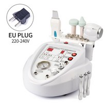 필링기 리프팅 피부마사지 필링기4In1 다이아몬드 필링 Dermabrasion 스킨 스크러버 Microcurrent 페이스, 01 EU Plug