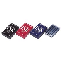 플래티넘 뉴 프레피 만년필 카트리지적색 10개입, 상세설명 참조, 없음