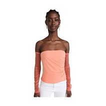 헬무트 랭 여성 Sheer Sleeve Tube 탑 172569