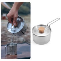 휴대용 스테인리스 코펠 냄비 식기 라면 백패킹, 상세페이지 참조, 상세페이지 참조