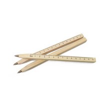 아트박스/진바스 아이디어 원목 자 볼펜, 본품