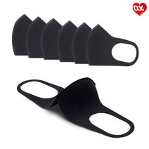 [업그레이드] 뉴폴리 신소재 3D 입체디자인 블랙마스크 개별포장 7개