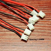 100 개/몫 LED 액세서리 XH 터미널 라인 피치 2.54/PH2.0mm 2Pin 2P 10cm 24th 케이블, 26AWG_200MM-length