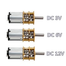 DC 3V 6V 12V N20 미니 마이크로 메탈 기어 모터 휠 포함 15 30 50 60 100 1000RPM 3D 프린터 부, 09 500rpm_01 3 볼트