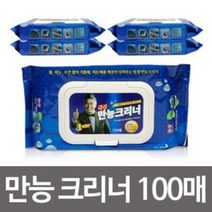 동성크리너 국산 100매 5개/만능크리너/티슈/찌든때/기름때/청소/자동차 관리/휴대간편/인체무해/TV/냉장고/컴퓨터등
