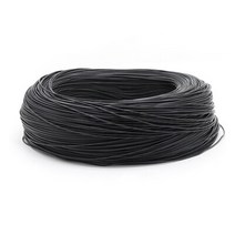 전선 PVC 절연 램프 조명 구리 케이블 LED DIY 라인 600V 2M/5M 24 22 20 18 16 14 12 10 8 AWG UL1015, 03 Black_01 5m_04 16AWG