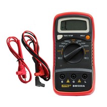 BM500A 1000V 1999m 디지털 단열 저항 테스터 미터 Megohmmeter Megger, 검은색