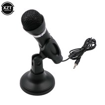 커스텀마이크 아이돌마이크 유튜버 녹음용 마이크 3.5mm 마이크 컴퓨터 노트북 데스크탑 PC 유선 가라오케, 한개옵션0