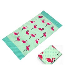 극세사 대형 비치타월 70X150CM 플라밍고 비치타올 대타월