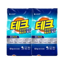 테크 호르몬 특유취제거 세탁세제 리필 4kg x 4개, 2개