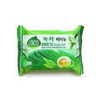 [스킨매직]코코 때비누_녹차 150g 1개