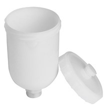 플라스틱 페인트 포트 스프레이 컵 공기 중력 피드 H2000 HVLP 수동 미니 공압 도구 300ml, 01 1pcs