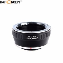 렌즈 어댑터 링 K amp; F CONCEPTLeica R 마운트 렌즈용 메탈 카메라 링후지필름 FX 바디 용, 한개옵션0