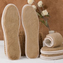 온열 깔창 보온 펠트 남성 및 여성용 두꺼운 겨울 신발 스노우 부츠 모조 토끼 패드, EU37-235mm, [01] Thermal Insole