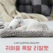 악세사리 잠자는 인형 장식 제습효과 강아지 리얼펫 귀여운 소품 차량용 고양이, DOG03