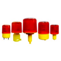 케미칼멘토 태양광 LED 경광등 원형 39mm, 1개