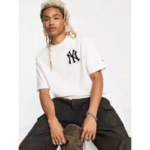 NEW ERA 뉴에라 뉴욕 양키즈 archive patch 자수 티셔츠
