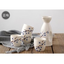 식주전자 도자기 일본술 가정용 식당 온주주전자 일본사케잔, T04-블루베리청 술도구 1 주전자 4