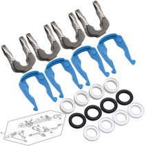 자동차 엔진 가솔린 연료 공급 인젝터 공기 흡입구 씰 수리 키트 Vauxhall Opel signum용 2003 2004 2005 2006 2007 2008 2.2L