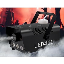 LED 연기 기계 드라이 아이스 기계 결혼식 축제, 리모콘 LED 파랑연기 머신 + 꽃향액체 2병