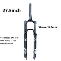 사이클링 영웅 산악 자전거 에어 서스펜션 플러그 에어 포크 32MM 100-120MM 26 27.5 29 SR SUNTOUR EPIXON 이상의 스트로크 성능, 2-27 5