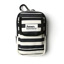 [천삼백케이] [포맨] JENNER MINI POUCH [STRIPE BLACK]제너