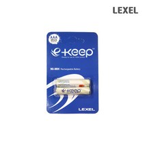 렉셀 이킵 E-KEEP AAA 니켈수소 충전 건전지, 렉셀 AAA 카드 2개입