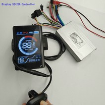 잘나가는LCD 디스플레이 S2 + LISHUI 25A/13A 컨트롤러 전기 자전거 토크 센서 T9/T13/T15/T17 액세서리 D, 03 S2 48v25a, 한개옵션1