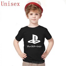 스플래시 디자인 PS 게임 빈티지 PS5 PS2 PS3 PS4 Xbox 플레이 스테이션 소년 옷 십대 소녀 의류 레트로게임기 월광보합 오락실게임, blue_L-140cm