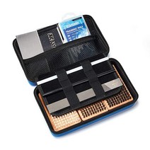 XCMAN 스키 스노보드 왁싱 튜닝 키트 왁스 브러시 박스 여행 보관용(튜닝 도구가 단단한 상자) 레드블루, Blue Box