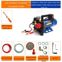 12V/24V/60V/72V/220V 플런저 농업 분무기 전기 고압 펌프 스프레이 세차 관개 분무기 농업, 02 12V, 02 12V