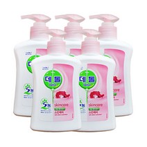데톨 항균 핸드워시 스킨케어 250ml 5개 손세정