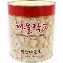 삼도 해울 락교 3S 2S 3kg X 6통 1박스 [삼도식품], 2S 락교