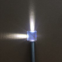 10*10*10mm 광학 유리 빔 분할 프리즘 반반사 반투명 큐브 분할 비율 5: 5, 한개옵션0