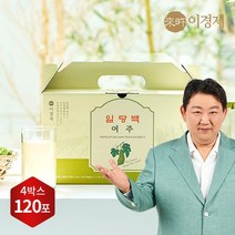 이경제 여주 4박스 120포, 단품, 단품