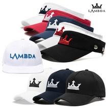 람다골프 골프캡 썬캡 스냅백 남녀공용 골프모자 모음, 썬캡_블루화이트/free